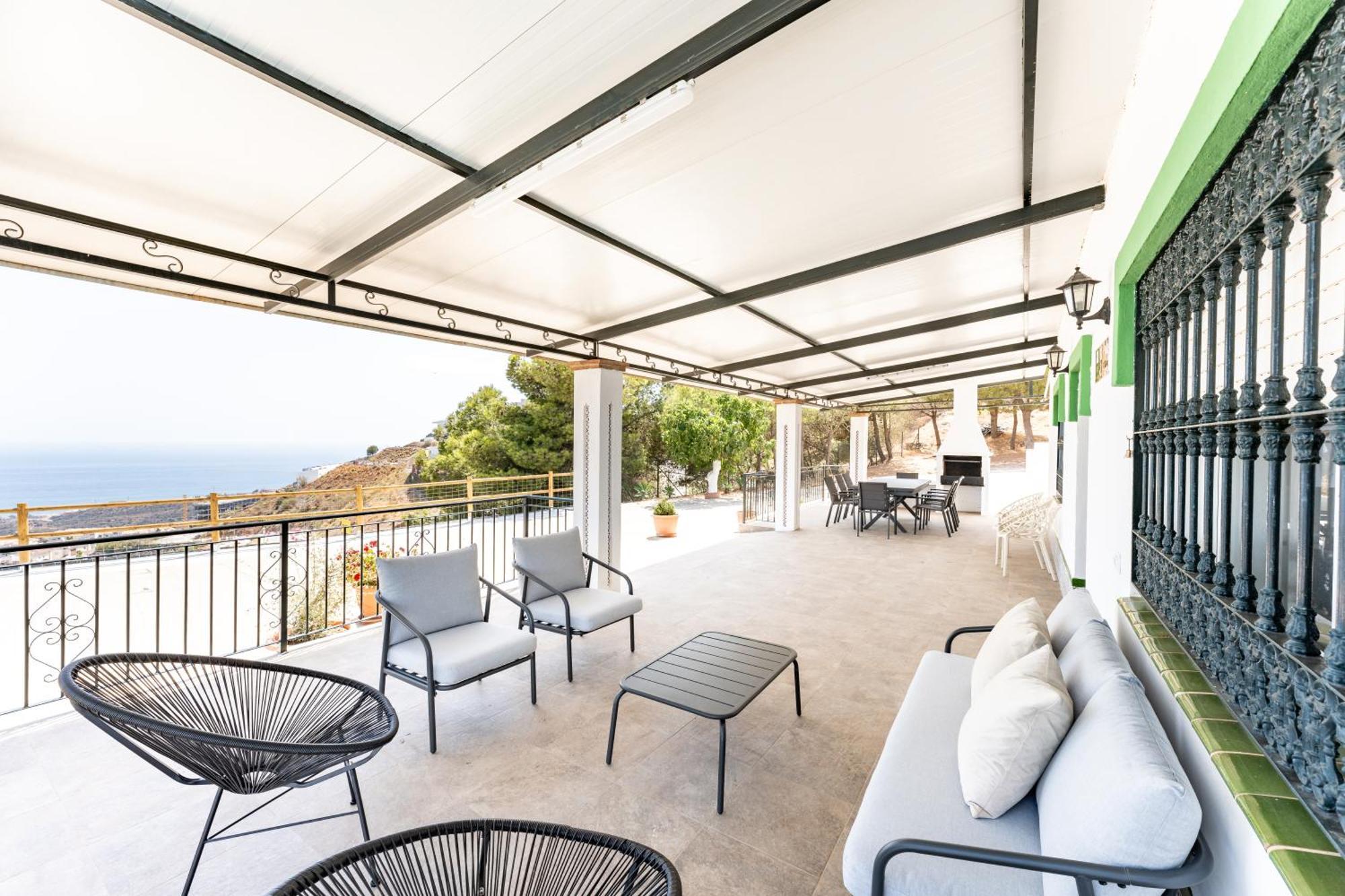 Villa Cortijo Ariza Sea Views Málaga Esterno foto