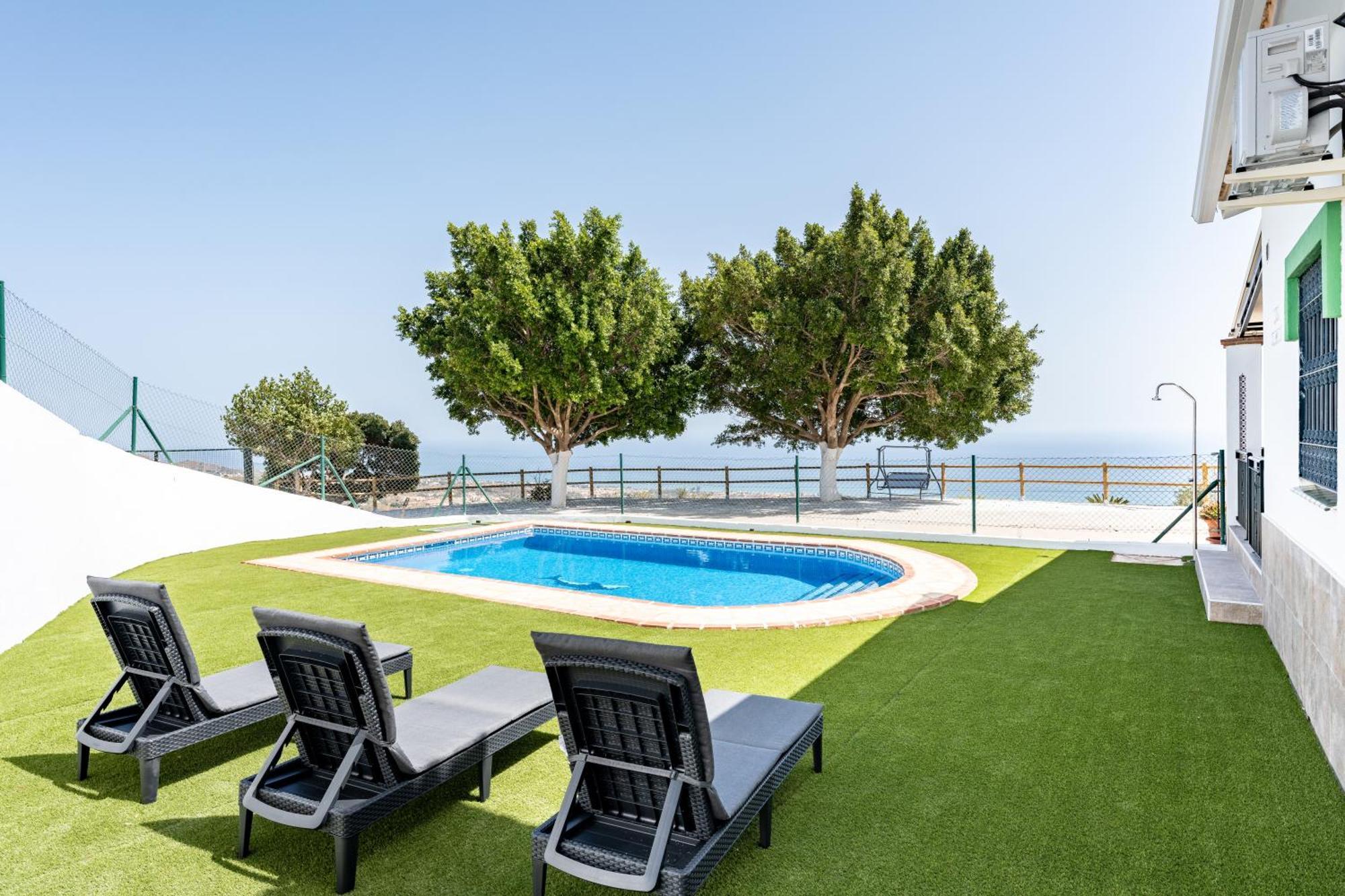 Villa Cortijo Ariza Sea Views Málaga Esterno foto