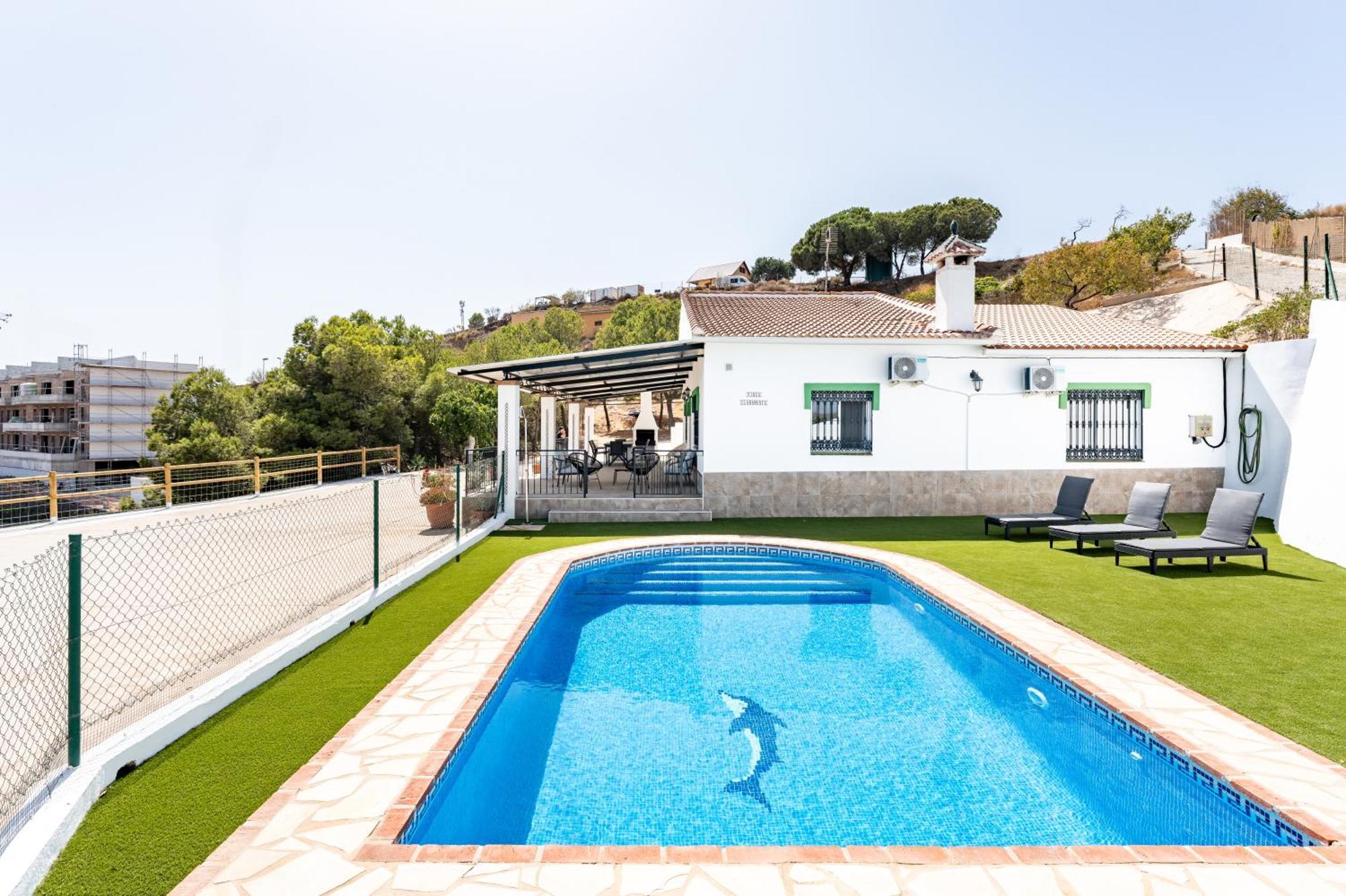 Villa Cortijo Ariza Sea Views Málaga Esterno foto